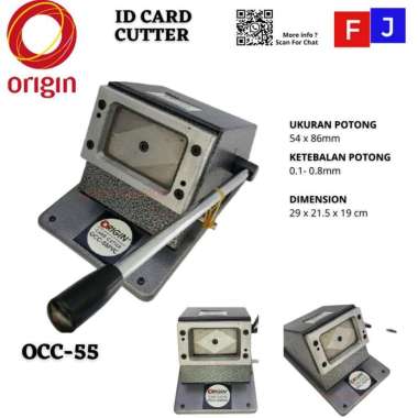 Alat Mesin Plong ID Card / Mesin PVC Card Origin OCC-55 PVC