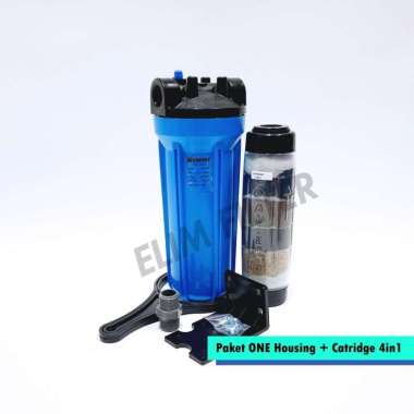 Filter Air 4 in 1 - Saringan Air - Housing 10inch BLUE Drat 1 per 2