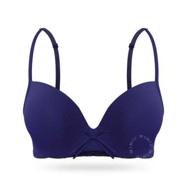 WIMIU BH Bra BH Kawat Bra Kawat BH Wanita 1307 Navy 34