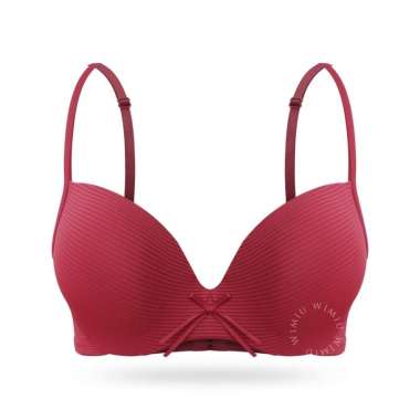 WIMIU BH Bra BH Kawat Bra Kawat BH Wanita 1307 Red 38