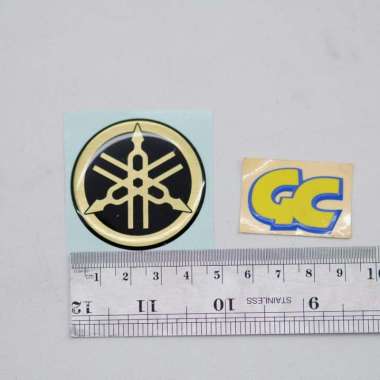 Emblem Logo Yamaha Gold Lexi, Nmax, Aerox, R15 V2 Ori