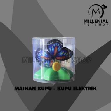 Mainan Kucing Kupu Kupu Terbang Elektrik Cat toy Butterfly AKS1300