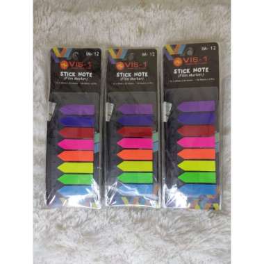 Sticky Notes VIS-1 Panah Kecil ( 8 Warna ) 160 Sheets IM-12