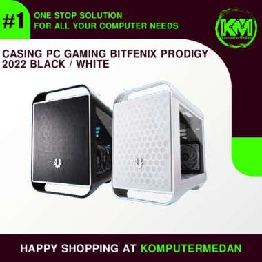 Casing PC Gaming Bitfenix Prodigy 2022 Mini-Itx Non ARGB Case Putih