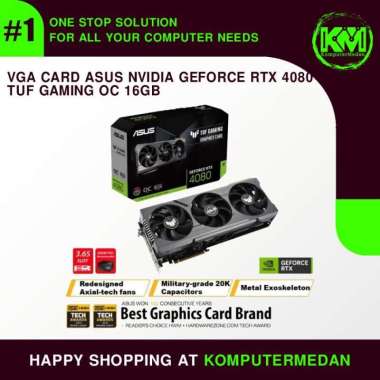 VGA CARD ASUS NVIDIA GEFORCE RTX 4080 TUF GAMING OC 16GB