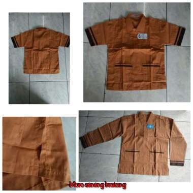 LUMAYAN Pramuka SIAGA kombinasi kemeja seragam sekolah SD pendek - 8