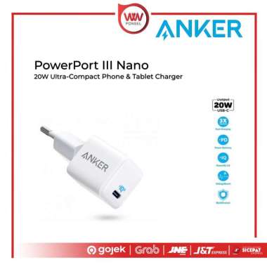 Anker A2633 PowerPort III Nano 20W - White