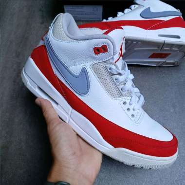 Air Jordan 3 Retro Tinker White University Red