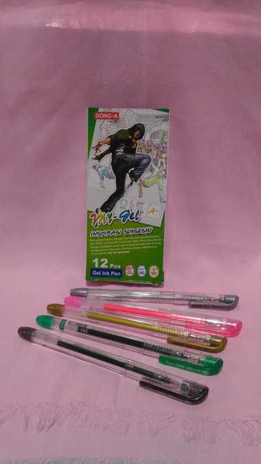 Pen Emas Silver Gold Perak Metalik Dong A Bagus Murah READY STOCK Emas