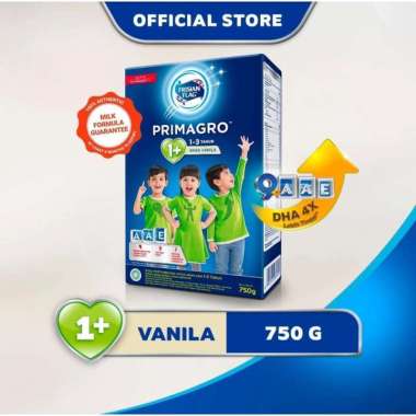 Frisian Flag Primagro susu bubuk 1+ vanila 750 gr