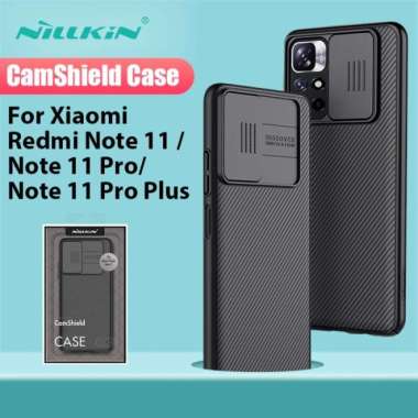 Nillkin CamShield Case Xiaomi Redmi Note 11 Case Redmi Note 11 Pro - Hitam, Redmi Note 11 Hitam Rdmi Note11 Pro