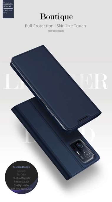 DUX DUCIS Skin Pro Flip Cover Case Xiaomi 11T Pro Case Xiaomi Mi 11 - Xiaomi 11T Mi 11