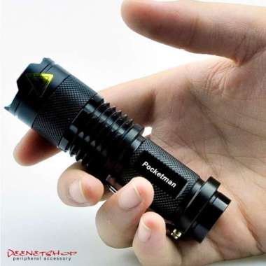 Senter Mini LED 2000 Lumens Waterproof Pocketman P1