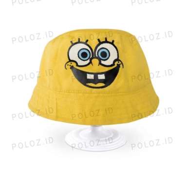 TOPI BUCKET ANAK KARAKTER SPONGEBOB TOPI BUCKET BAYI TOPI BUCKET ANAK SongebobKuning