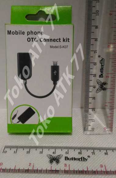 Kabel OTG Adaptor Micro USB Sambung Colok Flashdisk ke Hp READY STOCK