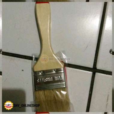 Brush / Kuas Gagang Kayu / Kuas Tangan / Kuas Cat 2" Inch