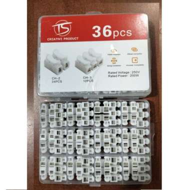 Sambungan Kabel Listrik Quick Connect 2 or 3 Wire Connector Spring Terminal 200w or 3,000w terminal 
