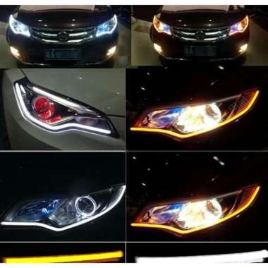 Lampu Sein running lampu alis lampu mata Mobil LED 2 PCS