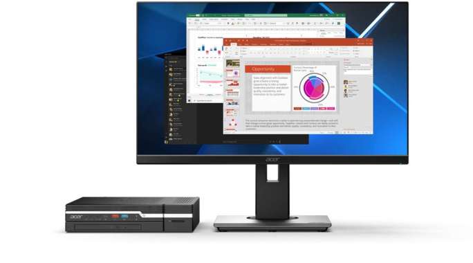 Acer Veriton N4 (VN4/0004) Core i5-12400 8Gb 256Ssd 19.5" Win11 - TKDN