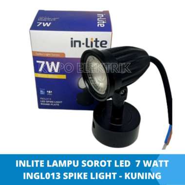 Lampu Taman Sorot LED INLITE 7W INGL013 SPIKE LIGHT - Kuning