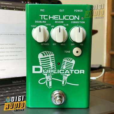 Efek Vocal Stompbox TC HELICON DUPLICATOR Vocal Effect Doubling Reverb & Pitch Correction