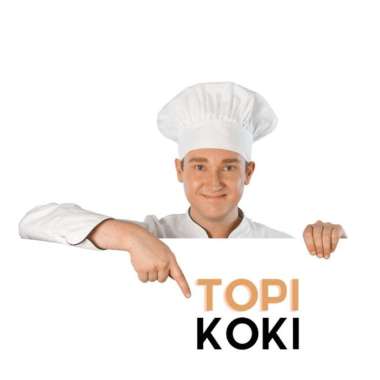 Topi Koki Chef Topi Koki Celemek Topi Koki Sepasang Apron Only Topi Koki Putih