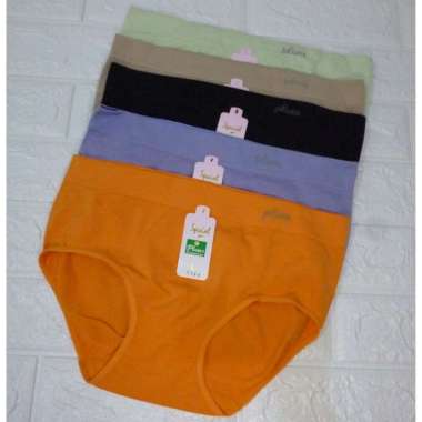 CD WANITA PLUM 5361 CELANA DALAM CEWEK RAJUT SEAMLESS POLOS L