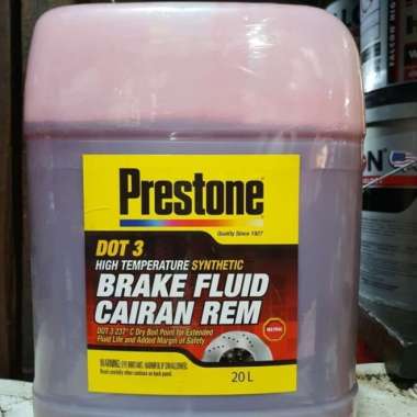 minyak rem prestone bf - 3 Mreah / red 20 lt pail prestone 57942