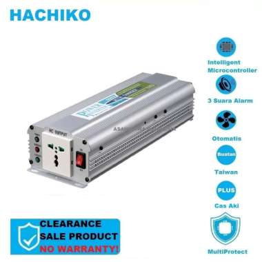 Hachiko DC to AC Power Inverter DC to AC HK-1200VAC Plus Otomatis Cas Aki Made in Taiwan