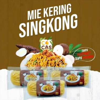 Mie Kering Singkong ( Bebas Gluten ) 200g - COCAS
