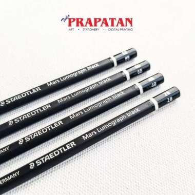 Pensil Staedtler Black / Staedtler Mars Lumograph Black 2B, 4B, 6B, 8B 6B