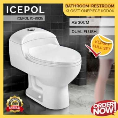 CLOSET ONE PIECE ICEPOL 8025 / MONOBLOK ICEPOL 8025 AS 30cm MURAH