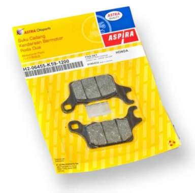 ASPIRA PAD SET FR KAMPAS REM DEPAN CAKRAM GENIO NEW VARIO 125 150 160 ORIGINAL