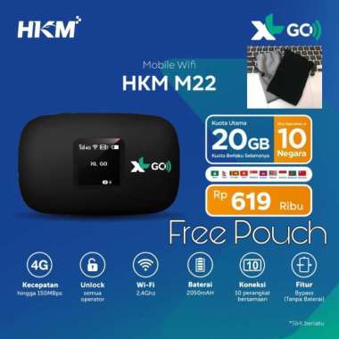 HKM M21 Modem Mifi Wifi XL GO IZI 4G LTE Bypass & Unlock All Operator HKM M22 XL