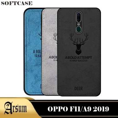 Promo Case DEER Oppo F11 A9 A9x 2019 Softcase Motif Jeans Casing Handphone hardcase silicon terbaru 