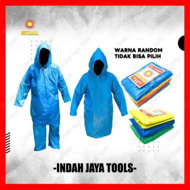 SINAR Jas Hujan Plastik Poncho Baju Celana Panjang Jas Hujan Kresek BAJU CELANA