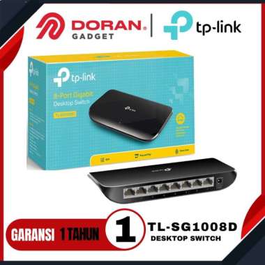 TP-LINK TL-SG1008D 8 Port Gigabit Desktop Switch Hub / Gigabit 8 Port