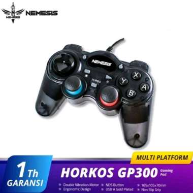 WIRED CONTROLLER GAMING WITH CLASSIC DESIGN & DOUBLE VIBRATION GP-300