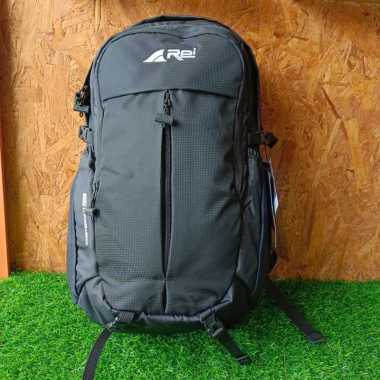 Tas Ransel Pria Rei Amsterdam 25L Arei Outdoorgear + Cover Bag hitam