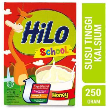 Promo Harga Hilo School Susu Bubuk Honey 250 gr - Blibli