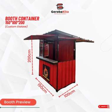 Booth Container (Custom Etalase)