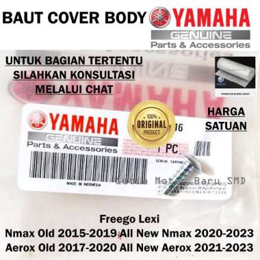 Baut Cover Body Motor Freego Lexi Nmax N Max Aerox Asli Original Yamaha Surabaya 977025001600