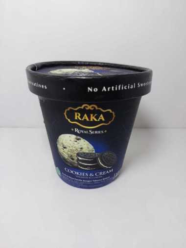 RAKA ESKRIM COOKIE AND CREAM CUP 400ML