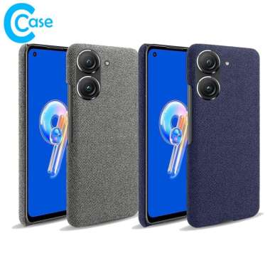 Luxury Canvas Pattern Case Asus Zenfone 9 Black