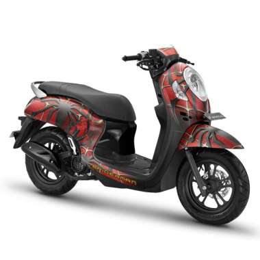 Decal Full body Sticker Honda Scoopy 2021 2023 2022 2020 Spiderman Merah