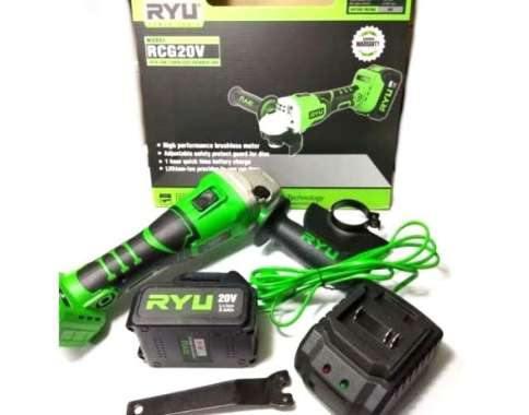 RYU RCG20V GERINDA CORDLESS - Mesin Gerinda Tangan Baterai