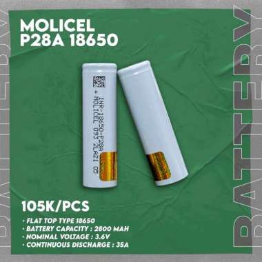 MOLICEL P28A 18650 3.6V 35A