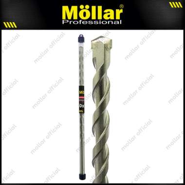 MOLLAR Mata Bor Beton 10 mm x 300 mm Tembok Masonry Impact Drill Bits