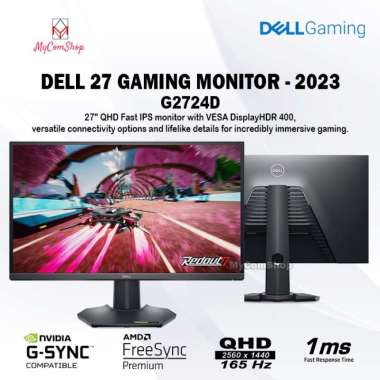Dell G2724D Monitor Gaming 27 Inch QHD Fast IPS