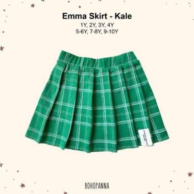 Bohopanna Emma Flare Skirt / Rok Anak Perempuan 3 tahun Kale